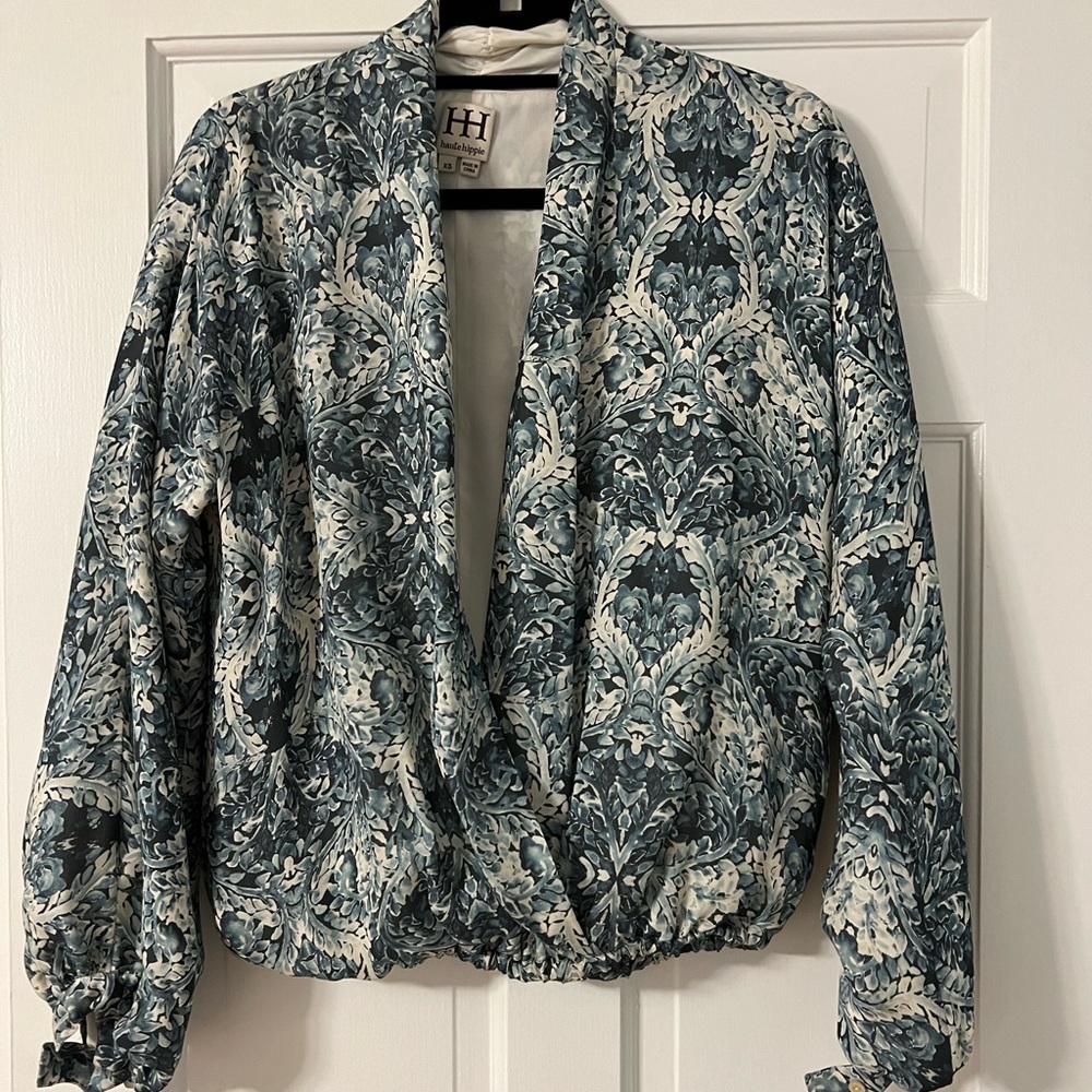 Haute hippie open blouse